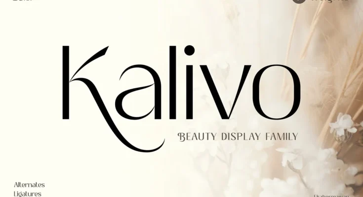 Kalivo - Beauty Display Font
