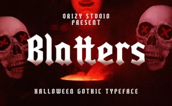 Blatters – Halloween Gothic Font