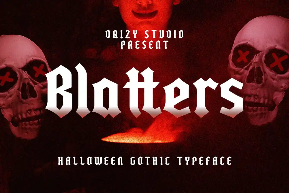 Blatters – Halloween Gothic Font