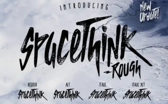 SPACETHINK Typeface Font