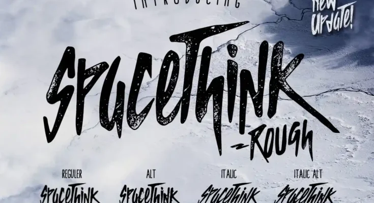 SPACETHINK Typeface Font