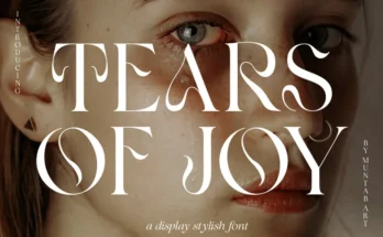 Tears of Joy Display Serif