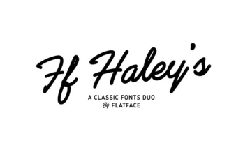 Flatface Haley's Font