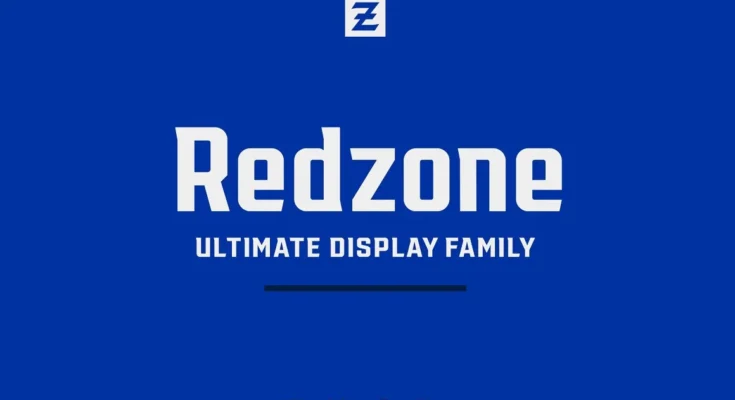 Redzone Display Font