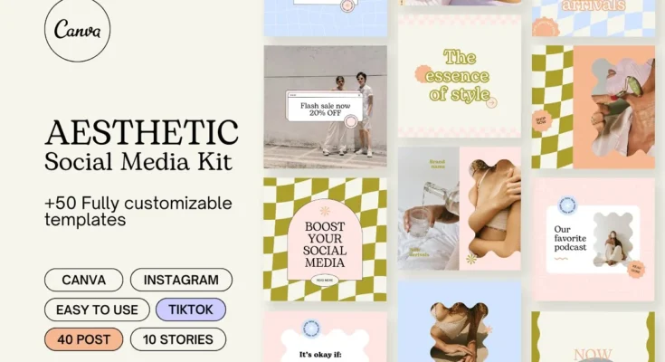 Aesthetic Instagram Template Kit