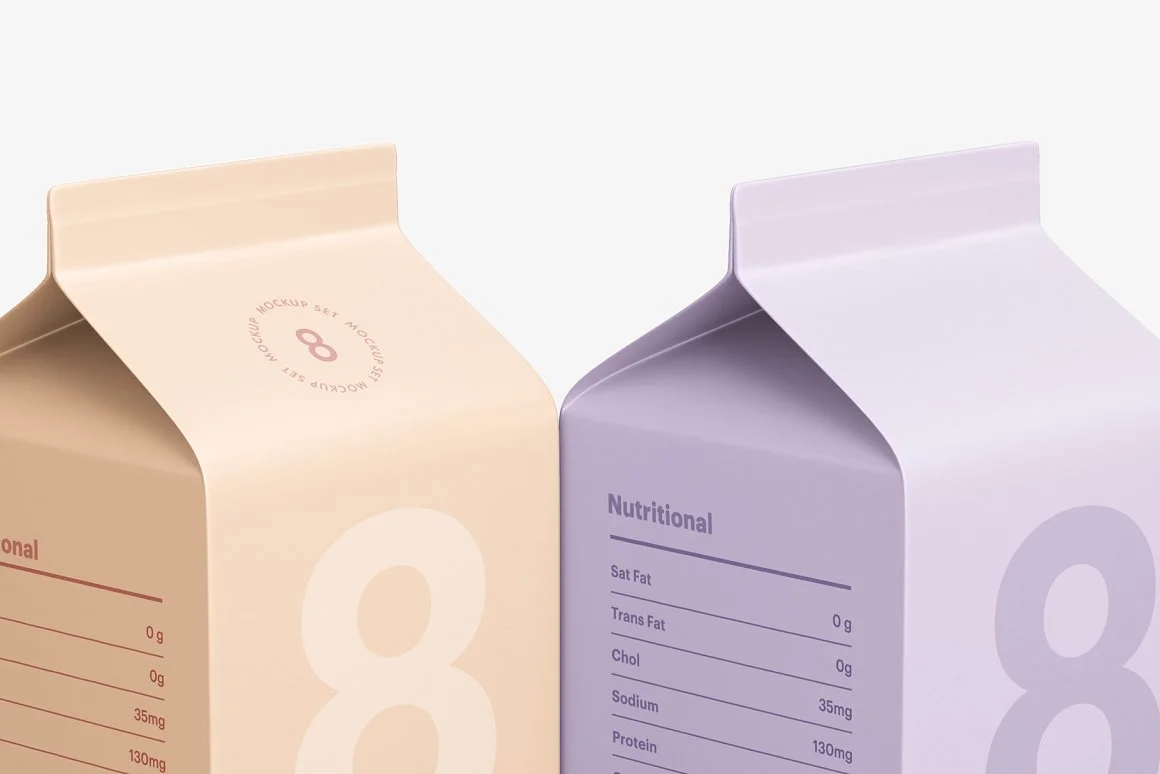 Milk Carton Mockup 2