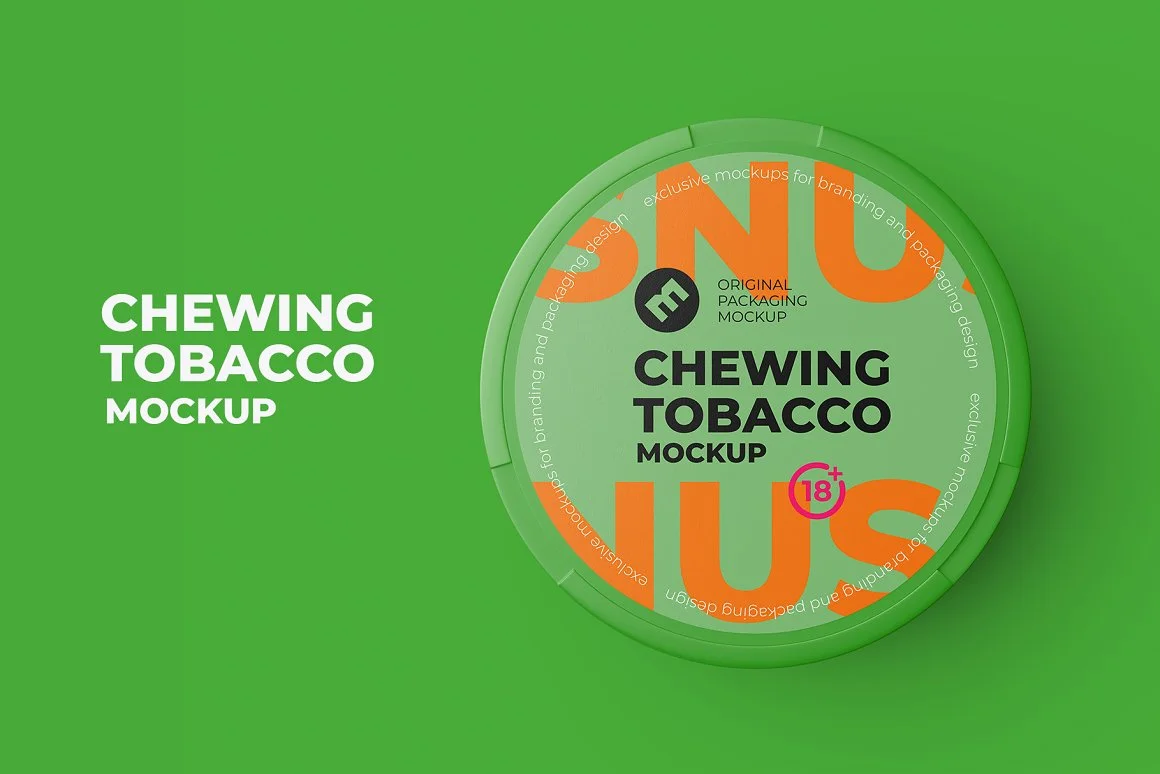 Snus Chewing Tobacco Mockup 2