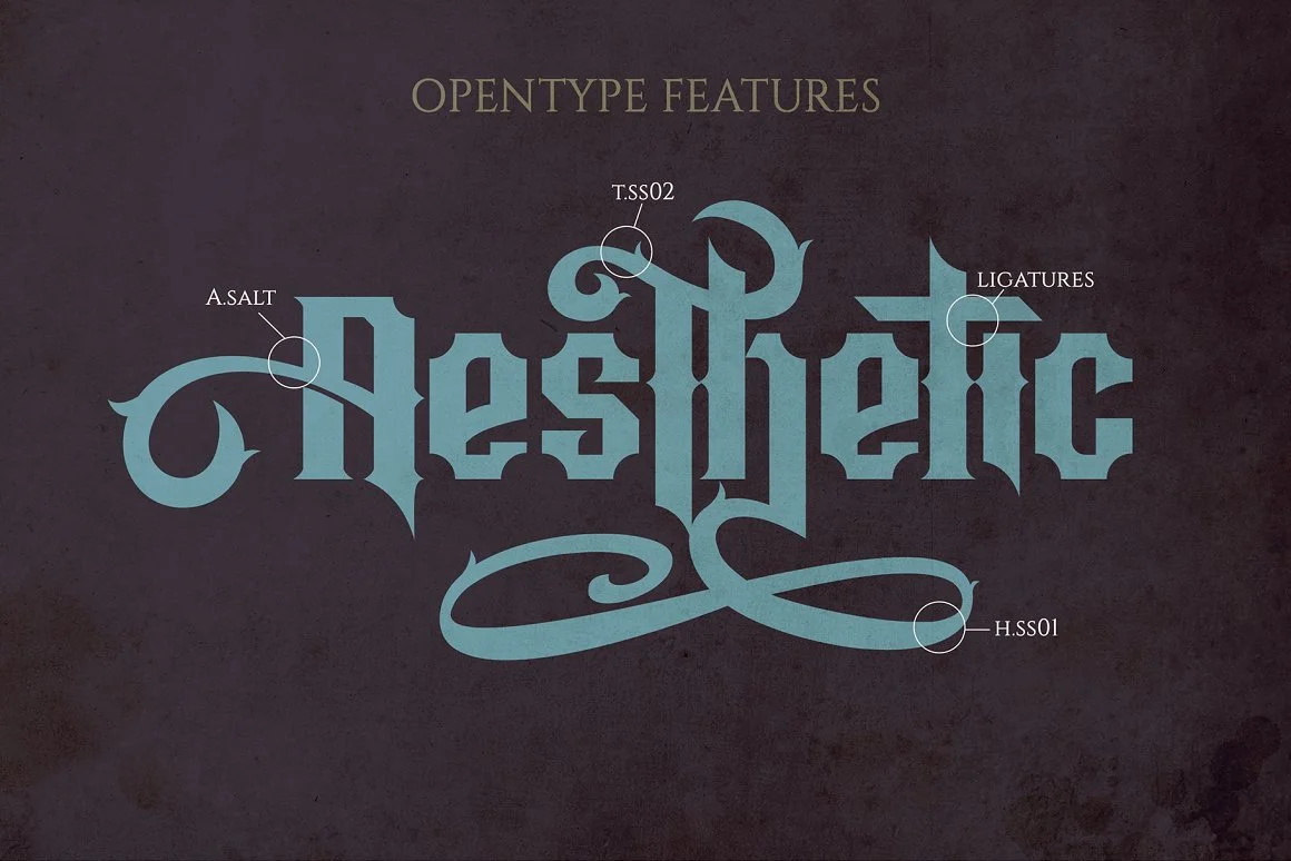 Aesthetic - Vintage Font 2