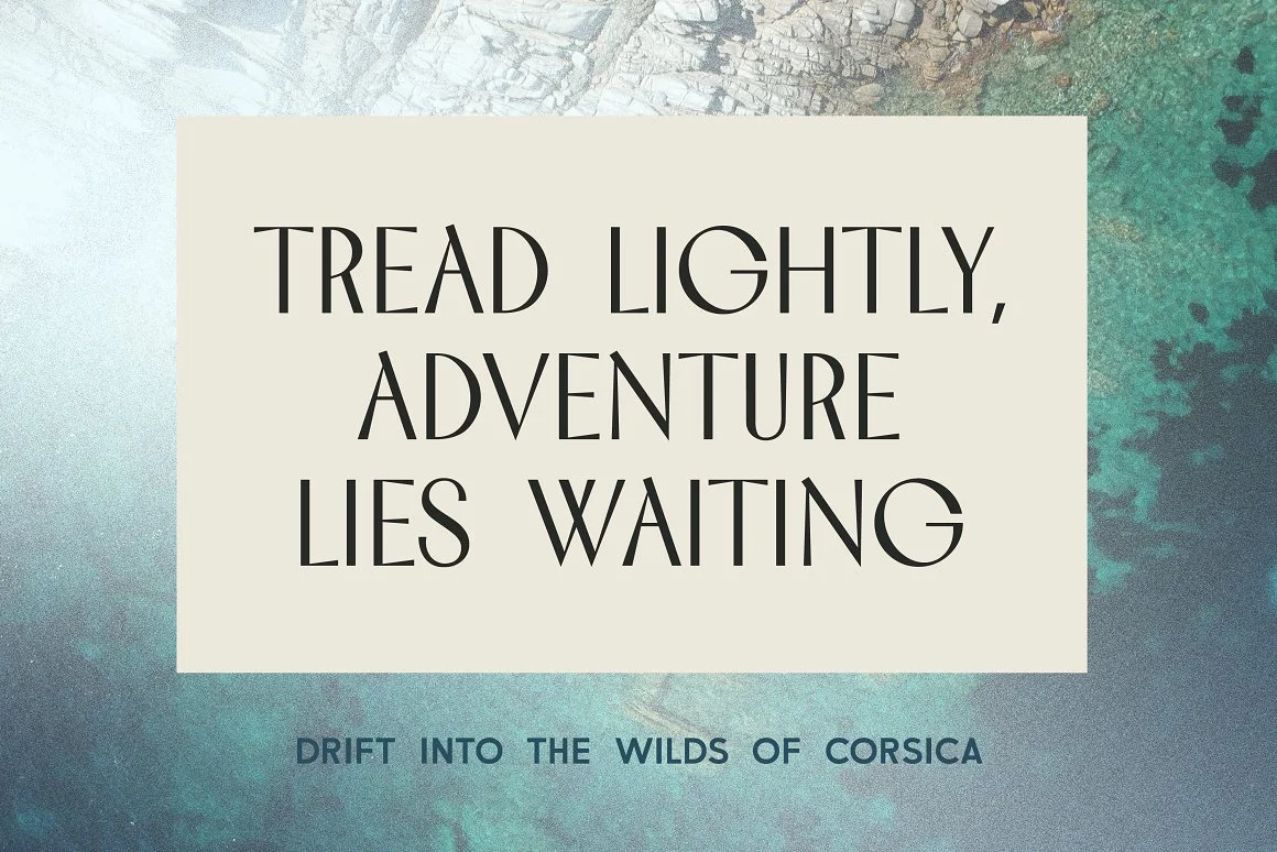 Corsica Display Font  2