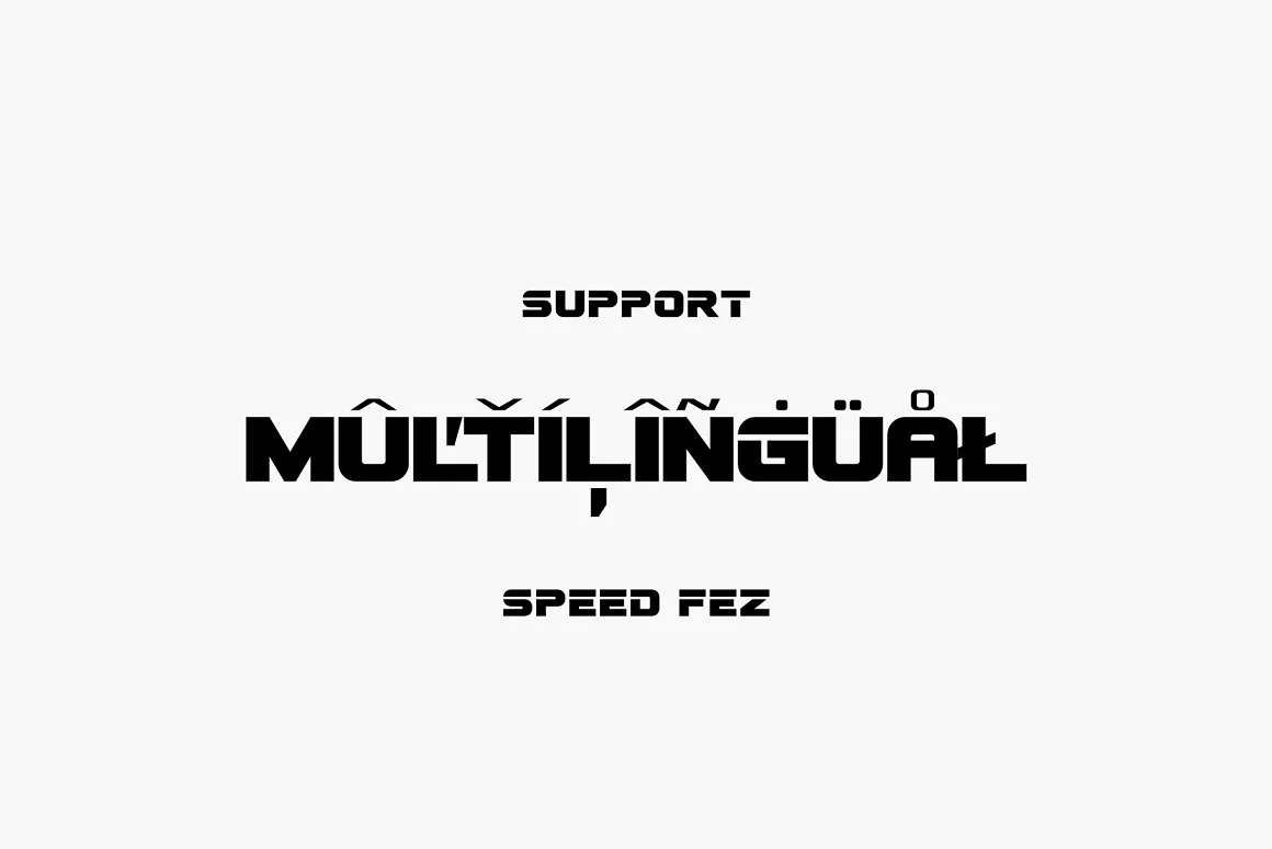 Speed Fez Font 2