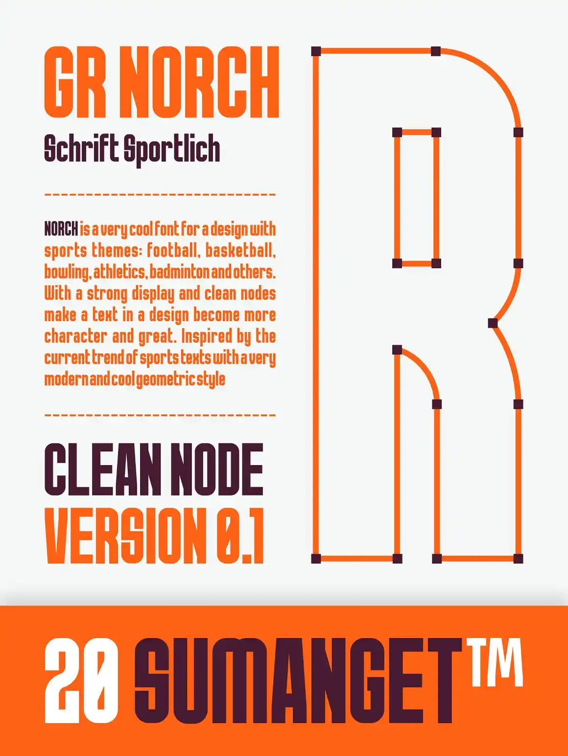 GR NORCH -Display Font 3