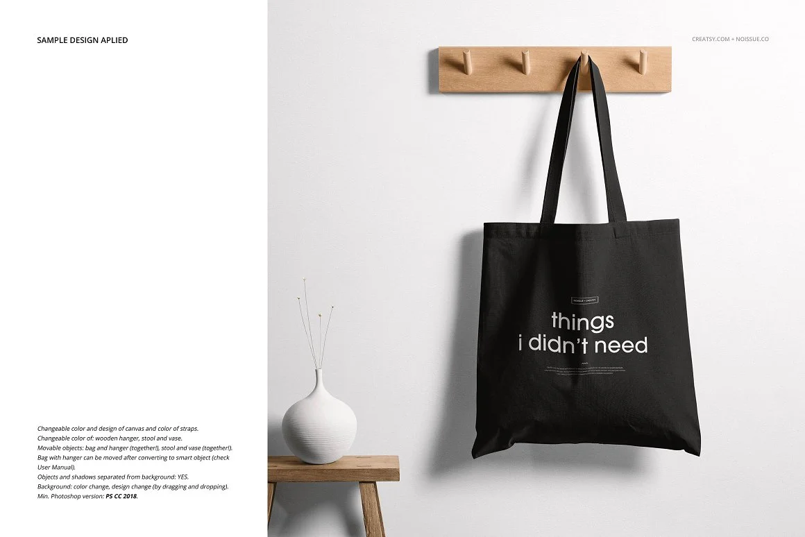 Tote Bag Mockup Set 4