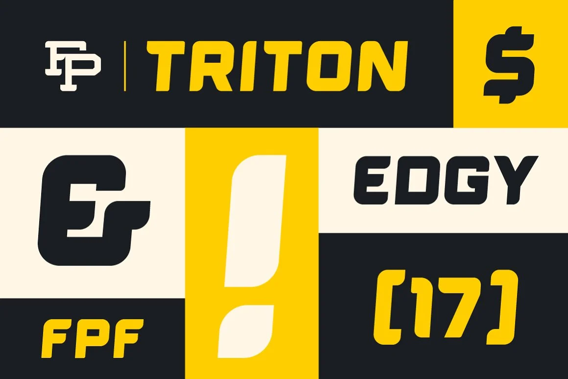 Triton Display Font 4