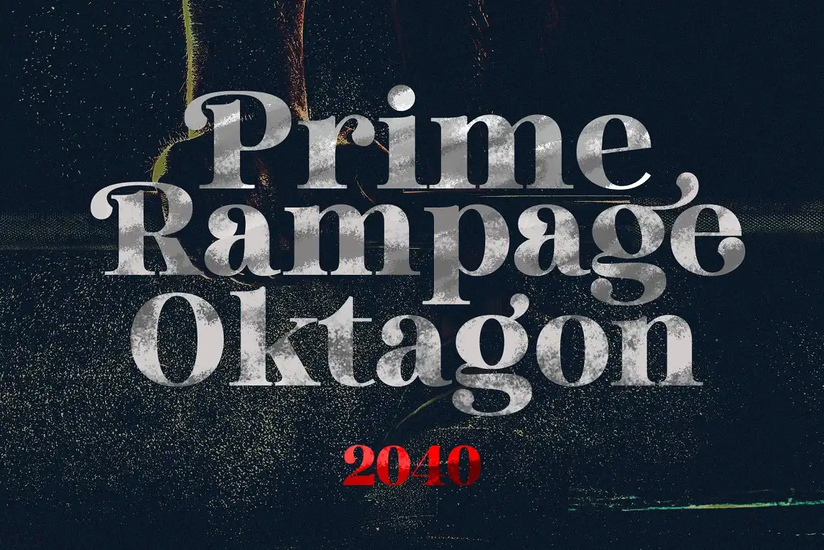 Binggo Wood Display Font 4