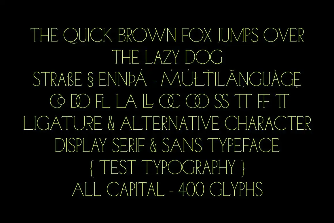 ED Fettle & Ocher Display Font 4