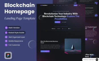 Blockchain Landing Page 1