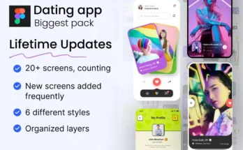 Dating App Design Pack UI KIT