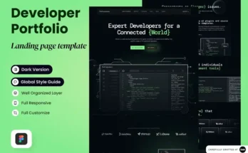 Developer Portfolio Landing Page