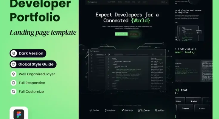 Developer Portfolio Landing Page