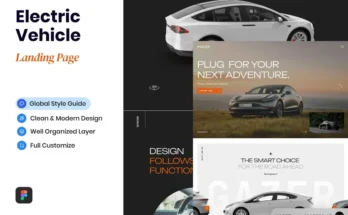 Electric Vehicle Landing Page