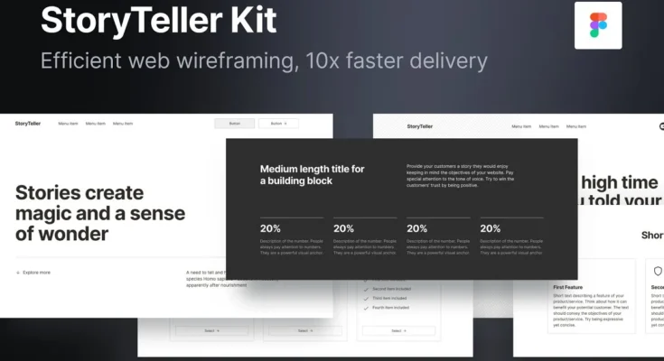 StoryTeller Wireframe Kit