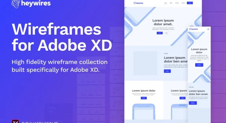 Adobe XD Wireframe Kit