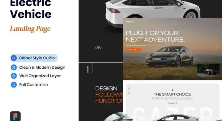 Electric Vehicle Landing Page