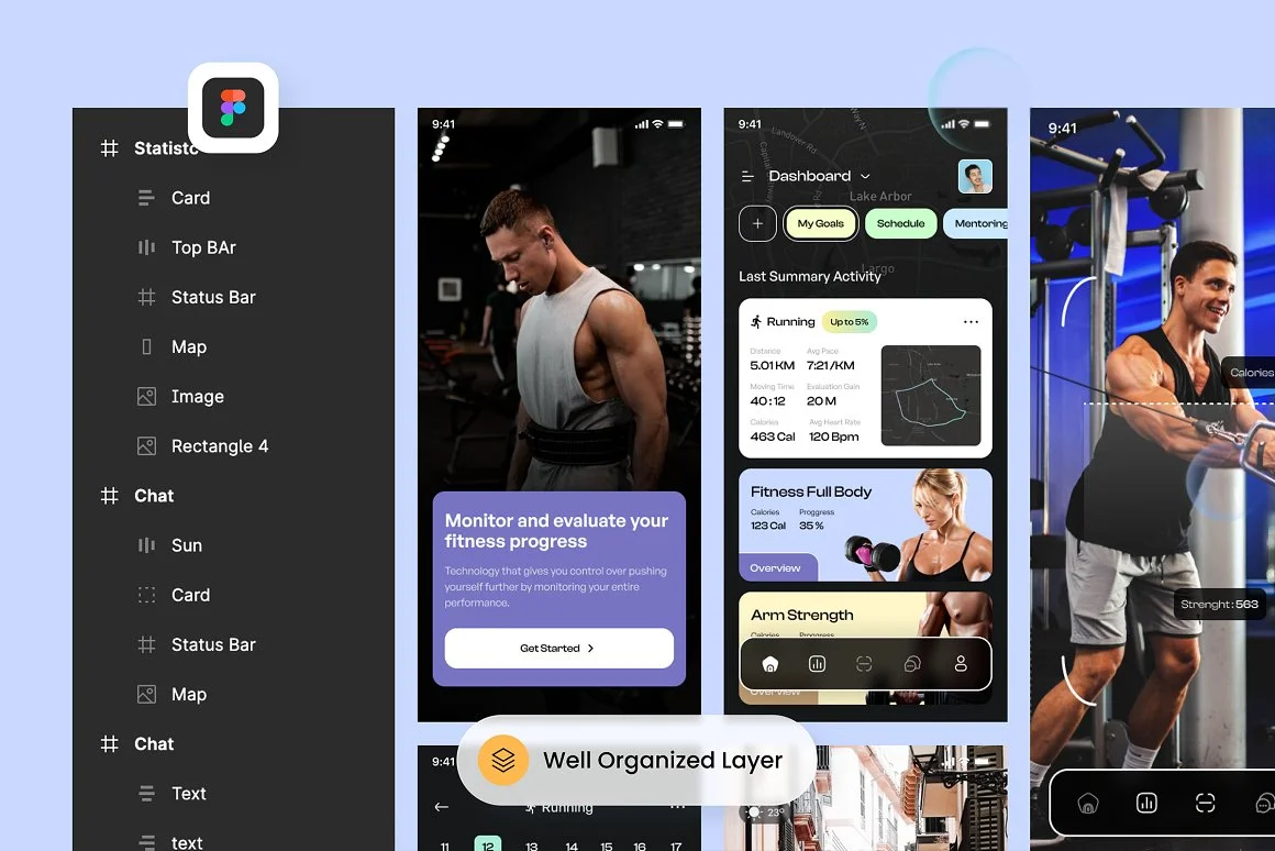 Zara - Gym Fitness Mobile App 3