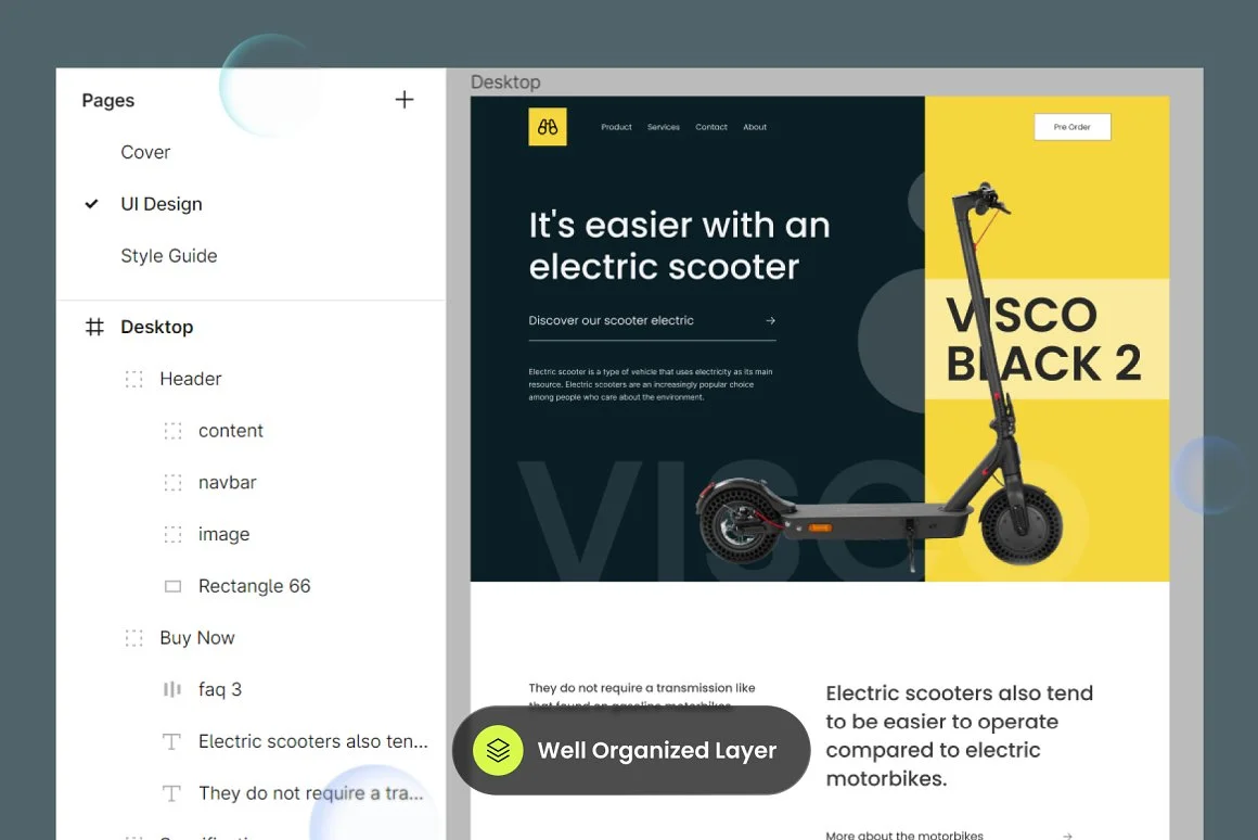 Scooter Electric Landing Page 4