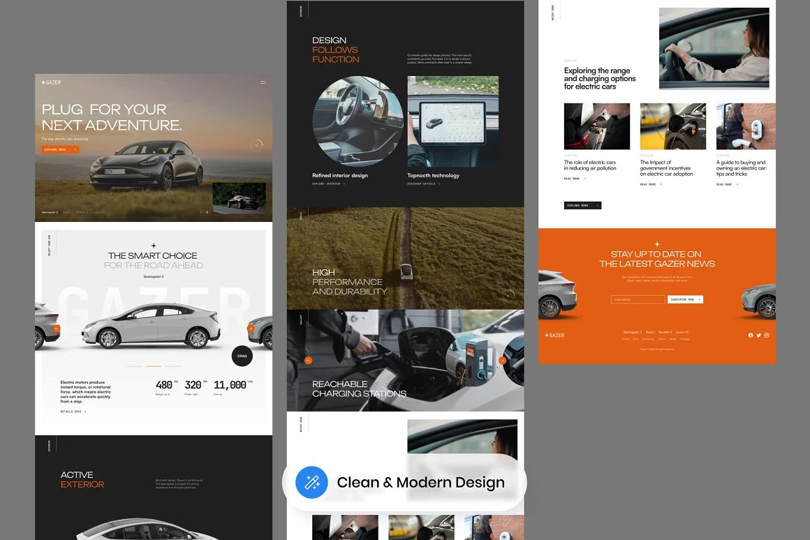 Electric Vehicle Landing Page 4