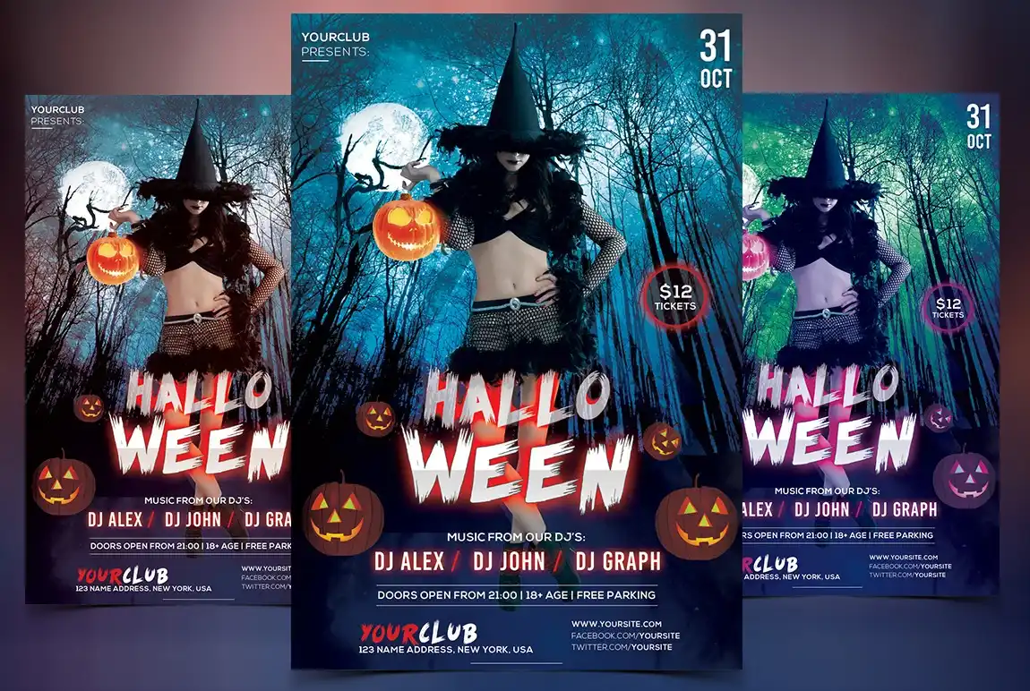 Halloween - PSD Flyer