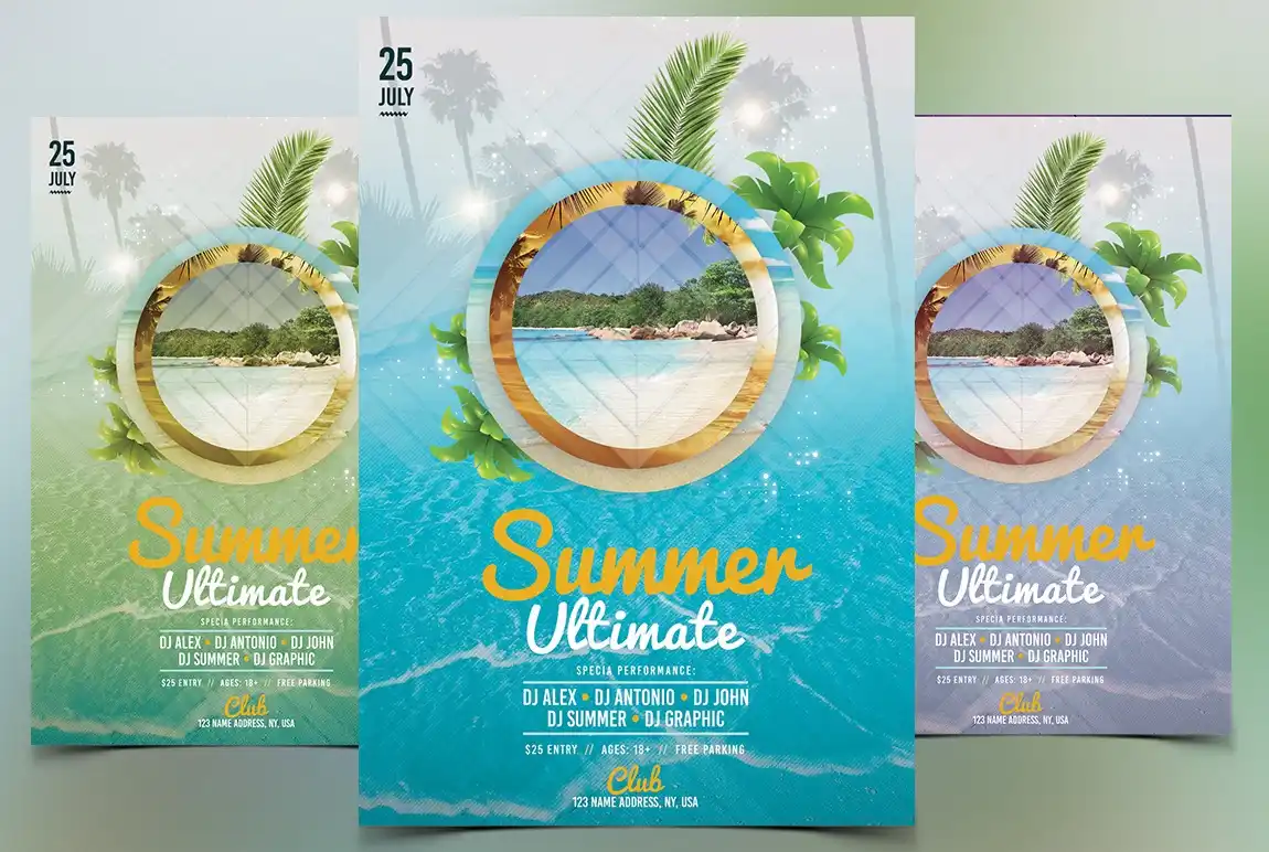 Summer Ultimate Flyer Template