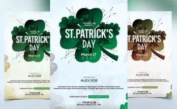 St. Patrick's Day PSD Flyer