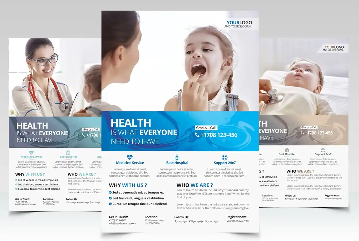 Health and Medical PSD Flyer