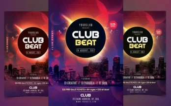 Club Beat PSD Flyer