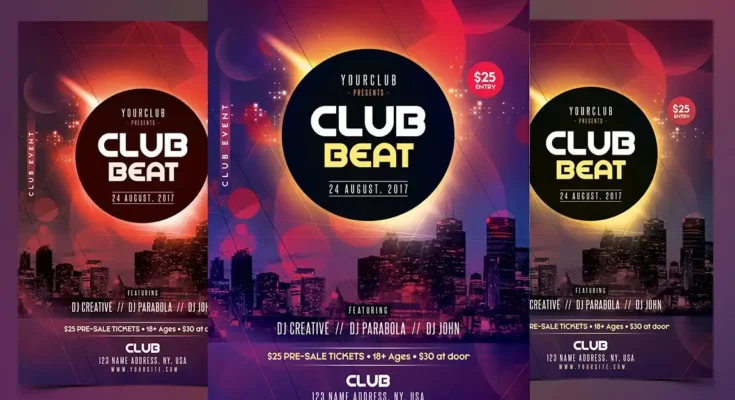 Club Beat PSD Flyer