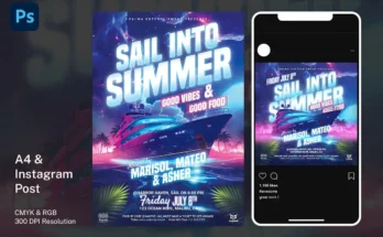 Yacht Summer Party Flyer