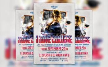 College Party Flyer Template