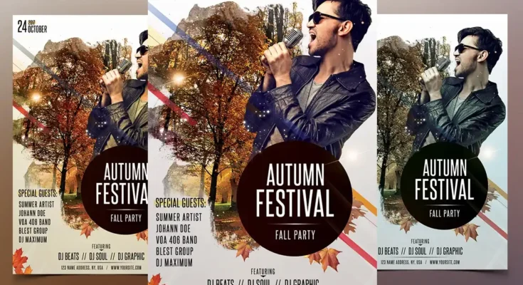 3 PSD Autumn Flyers