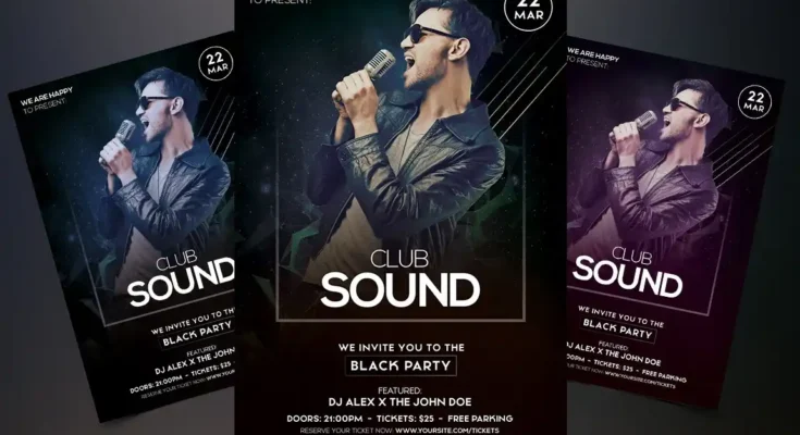 Club Sound 2 Flyer Templates