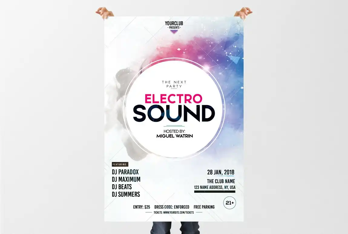 Electro Sound Party Flyer