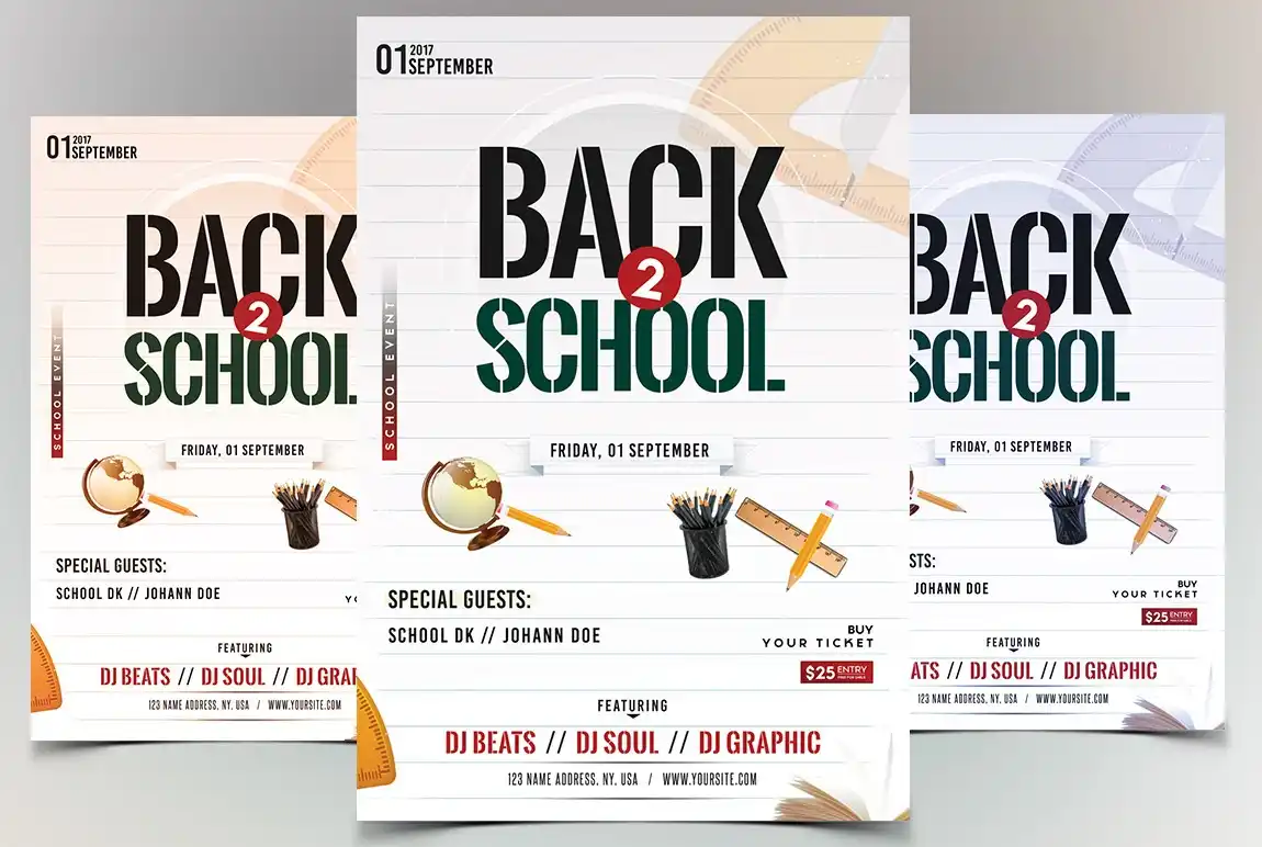 School Flyer Template