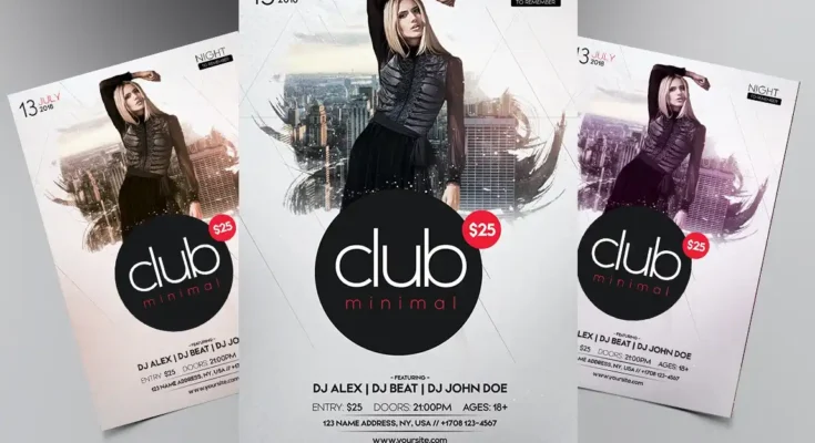 Club Minimal Flyer Template