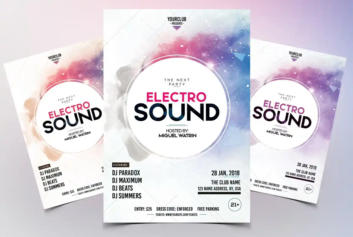 Electro Sound Party Flyer