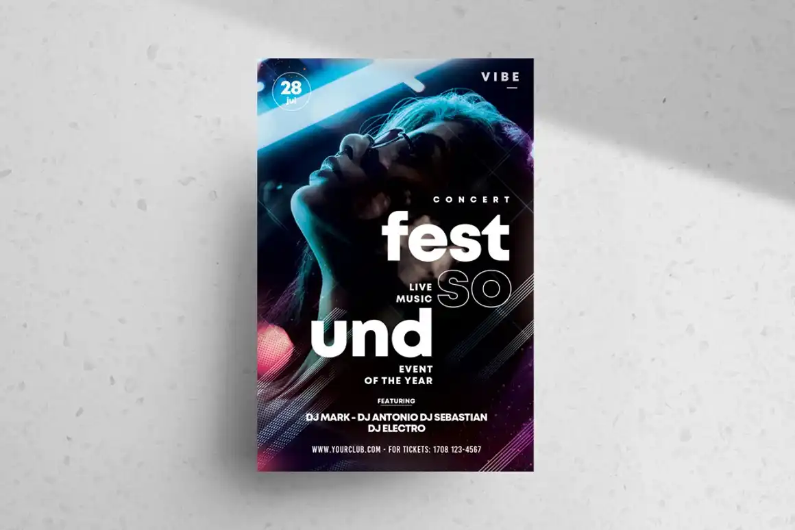 Festival & Party Flyer Template