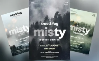 Misty Fog Event Flyers