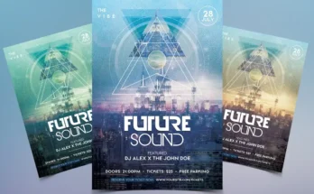 Future Sound Futuristic Flyer