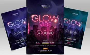 Glow Vibe Flyer Template