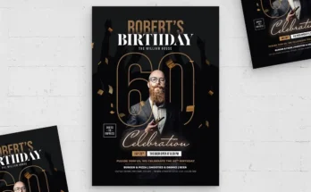 Birthday Party Flyer Template