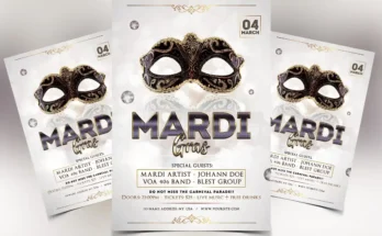 Mardi Gras Elegant Flyer